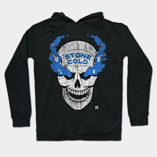 Stone Cold Steve Austin Blue Smoke Skull Hoodie